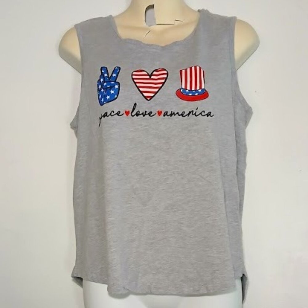 Sweet Soul Woman's Gray tank top Size Medium